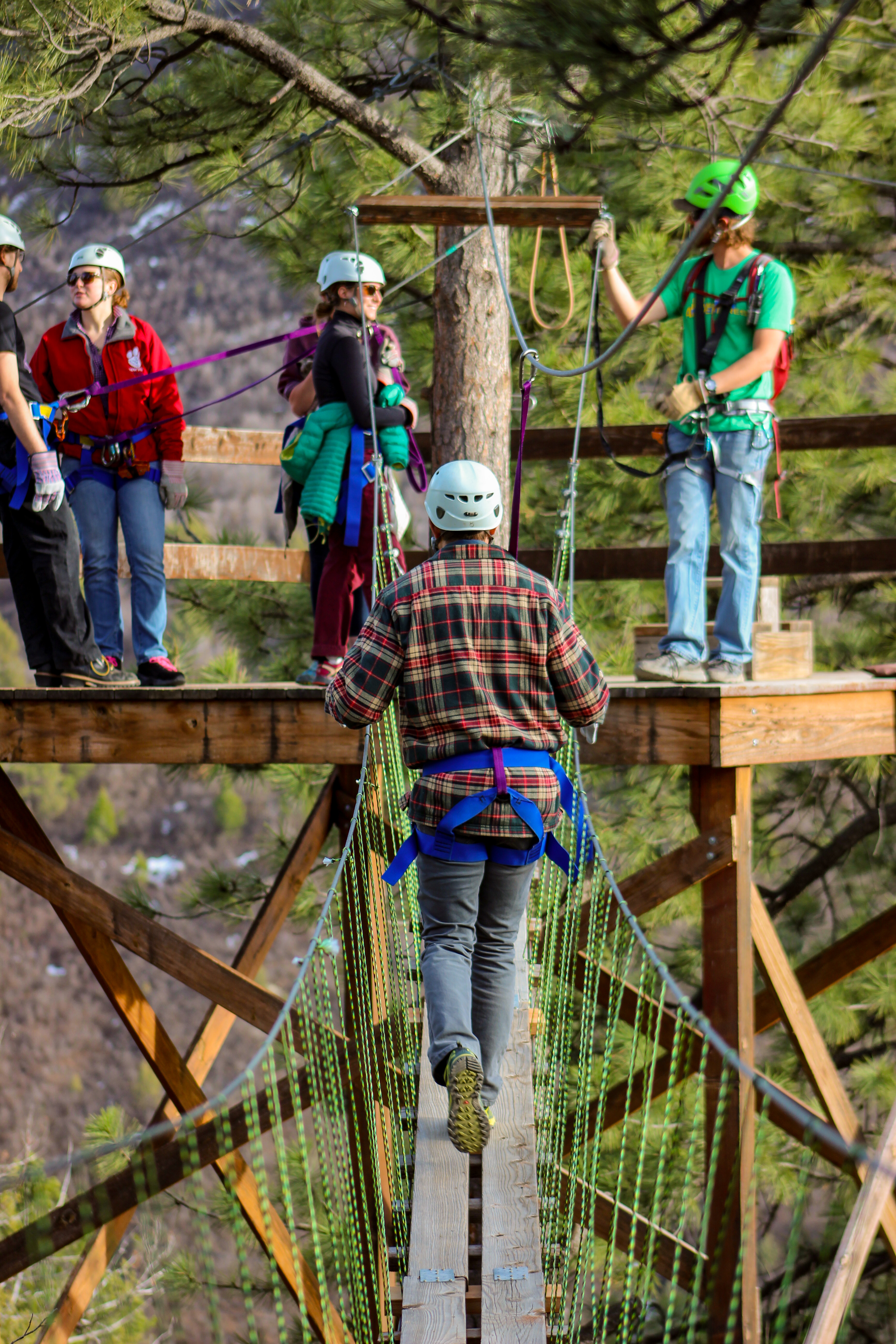 durango high ropes course – Mild to Wild Rafting