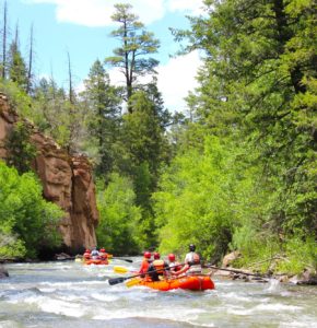 San Miguel River Rafting - Telluride CO - Mild to Wild