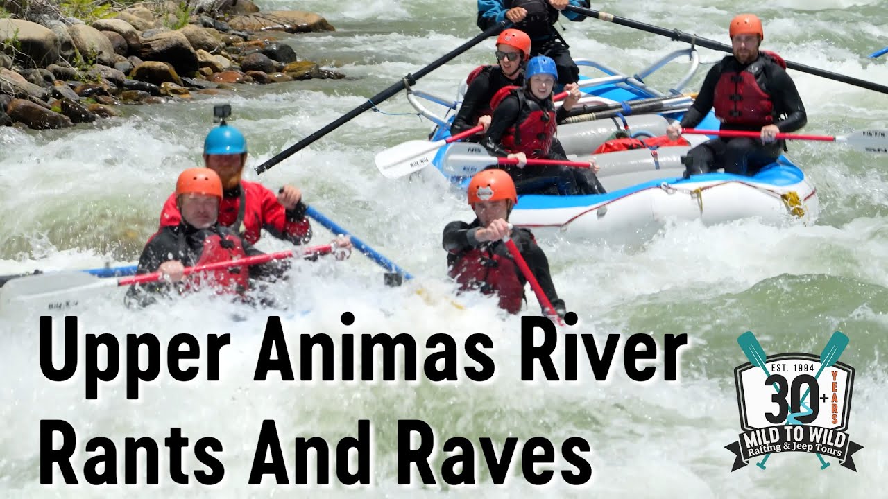 Upper Animas River Rafting - Silverton and Durango - Class 3-5 Rapids