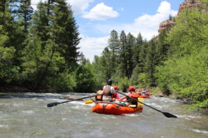 San Miguel River Rafting-Telluride CO-Mild to WIld