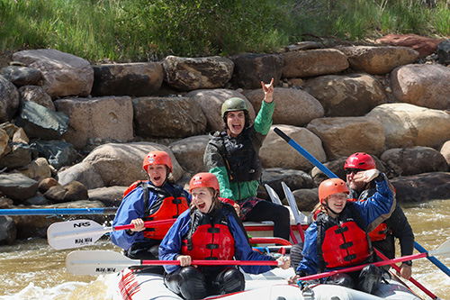 Rafting on the lower Animas