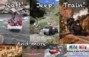 Lower Animas Rafting Durango CO-Durango CO Jeep Tours-Durango Train-Colorado-Mild to Wild