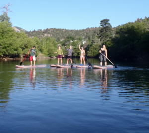 Paddle board morning trip