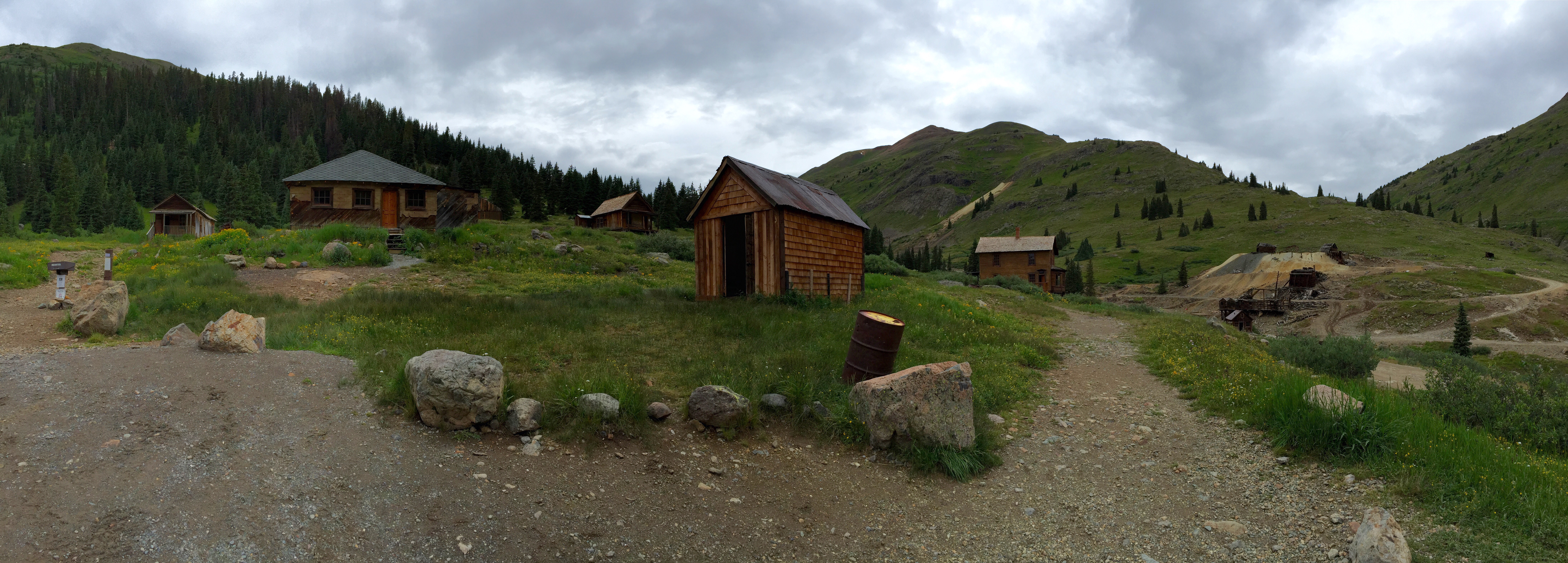 Animas Forks Ghost Town in Southwest Colorado