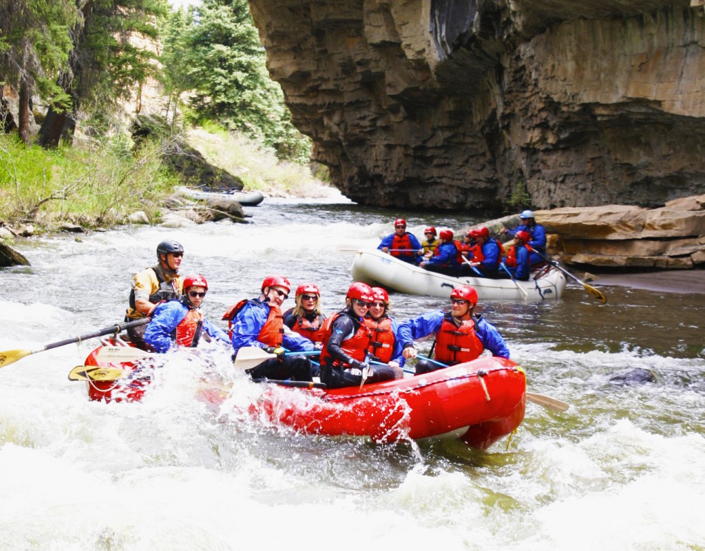 White water rafting