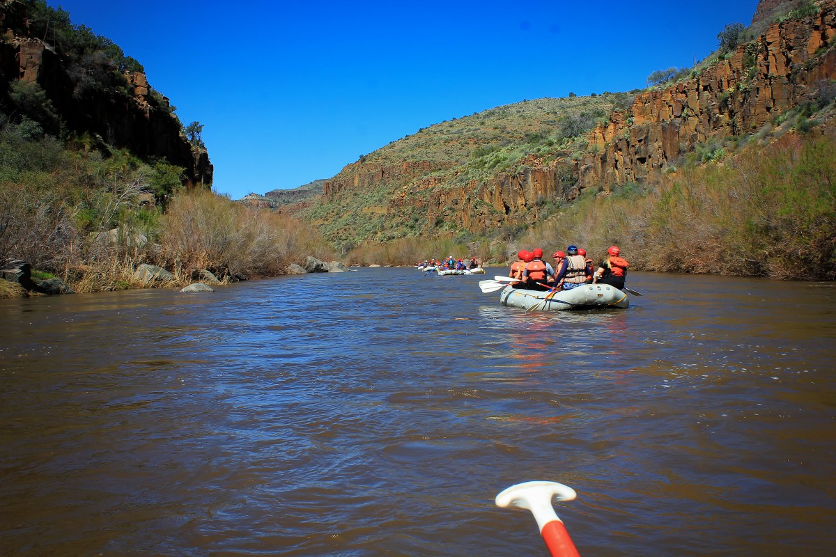 Salt River Rafting Arizona - Mild to Wild