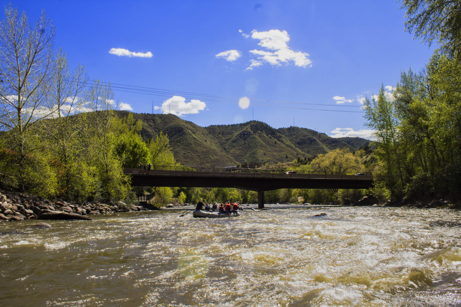 Lower Animas rafting durango CO-mild to wild