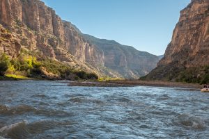 Landscape shot of Lodore Canyon