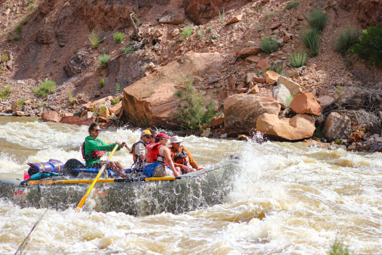 Joe Hutch rapid on the Yampa River - Mild to Wild