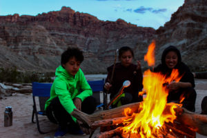 Campfire In Cataract Canyon - Moab, UT - Mild to Wild Rafting