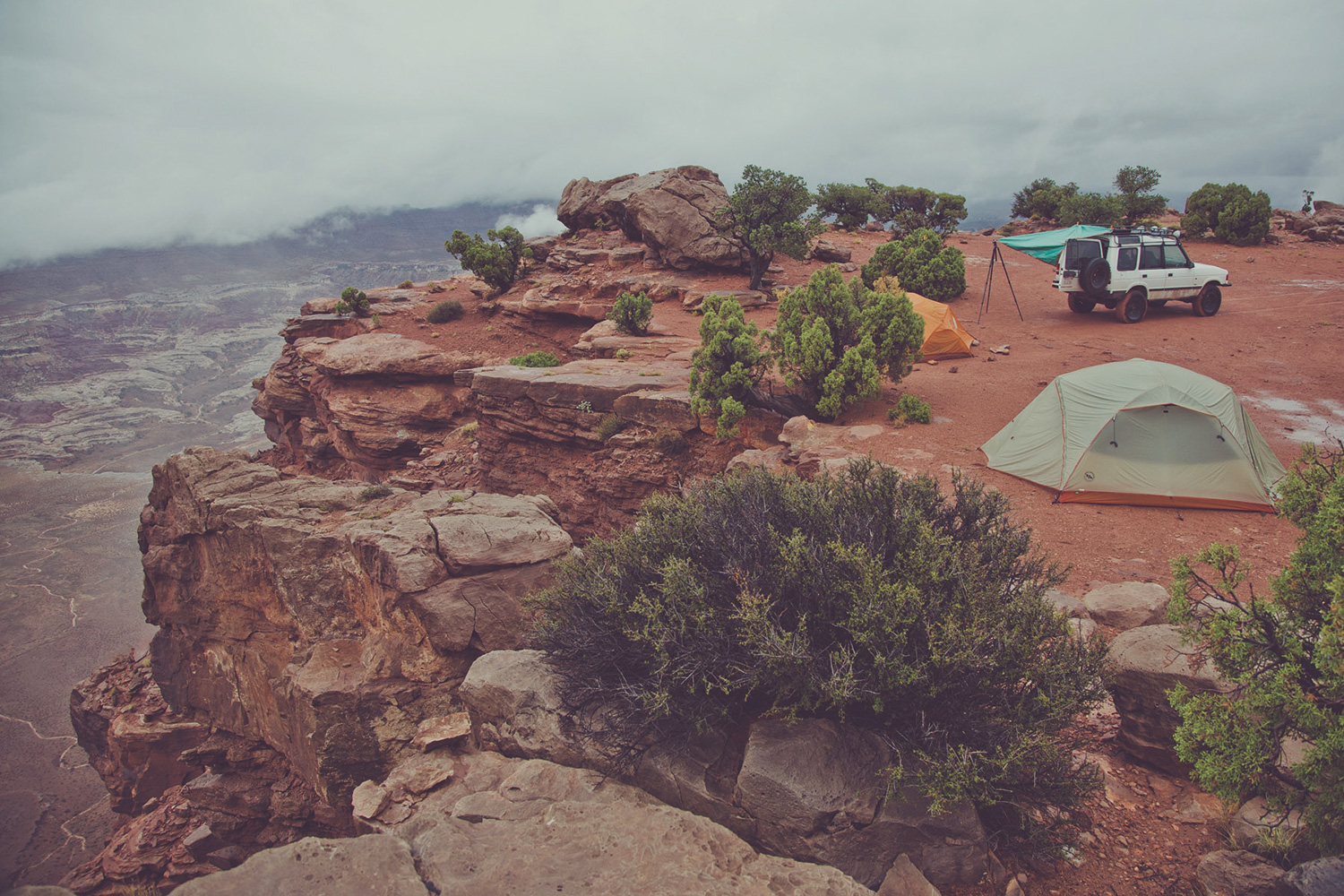 The Maze camping in Canyonlands 