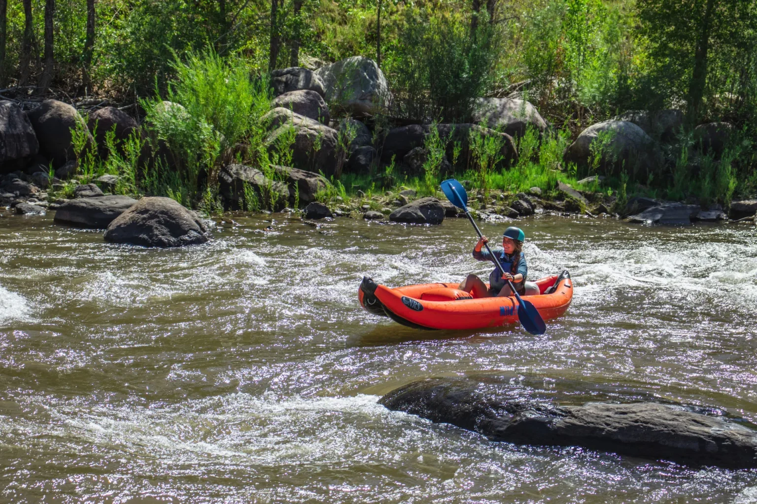 Inflatable Kayak - Lower Animas - Mild to Wild Raft