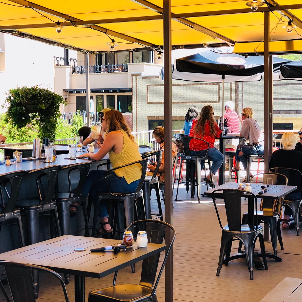 Patios in downtown Durango