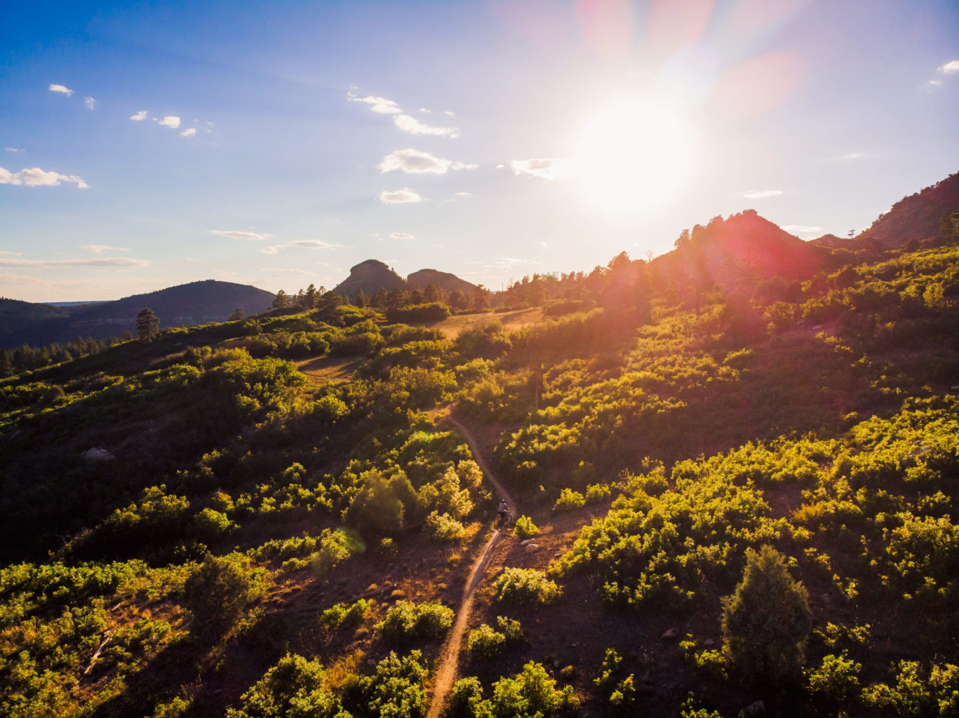 Drone MTB at Twin Buttes - Durango Activities - Mild to Wild