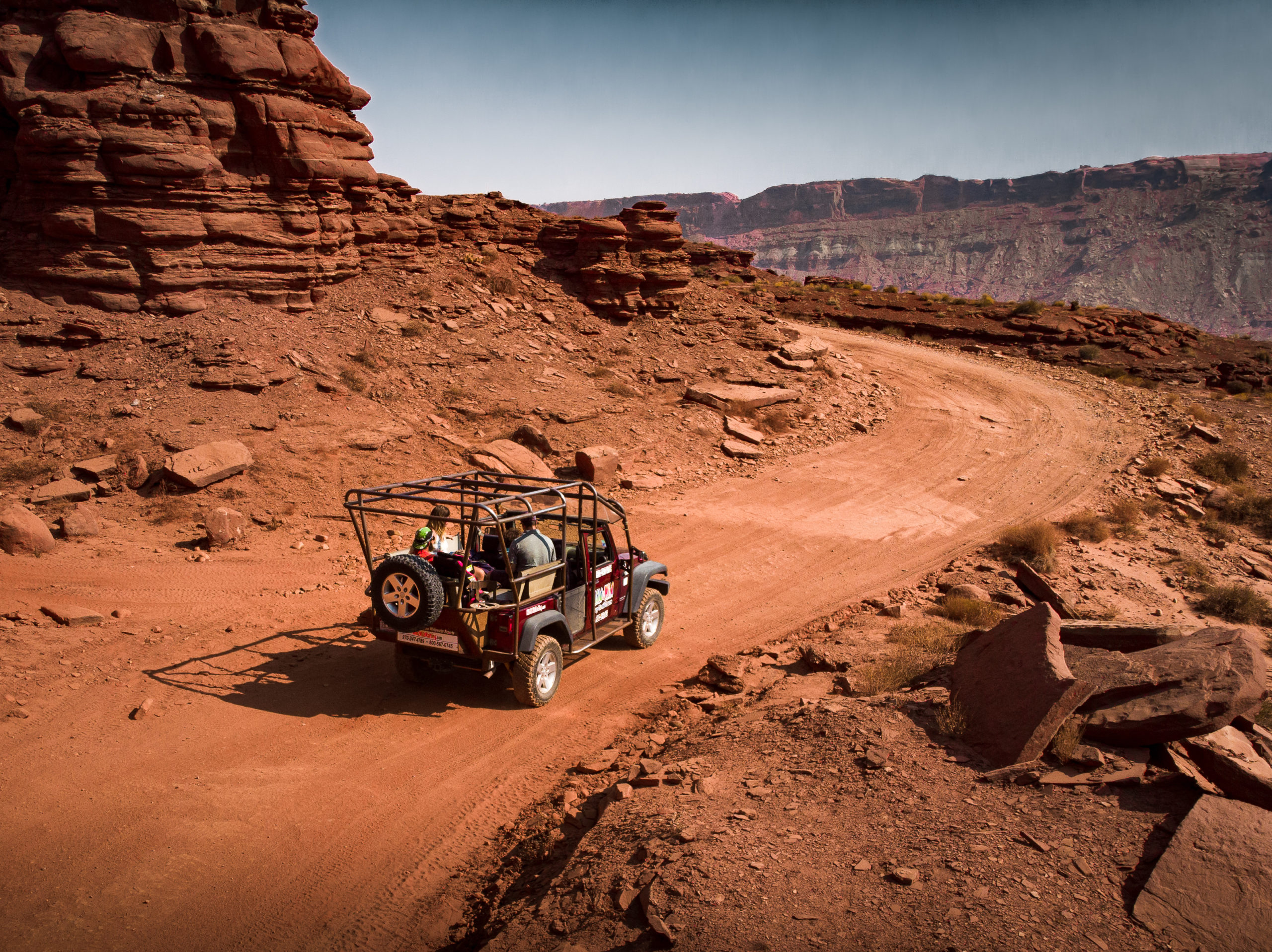 Drone Jeep 1 - Moab Jeep Tours - Mild to Wild