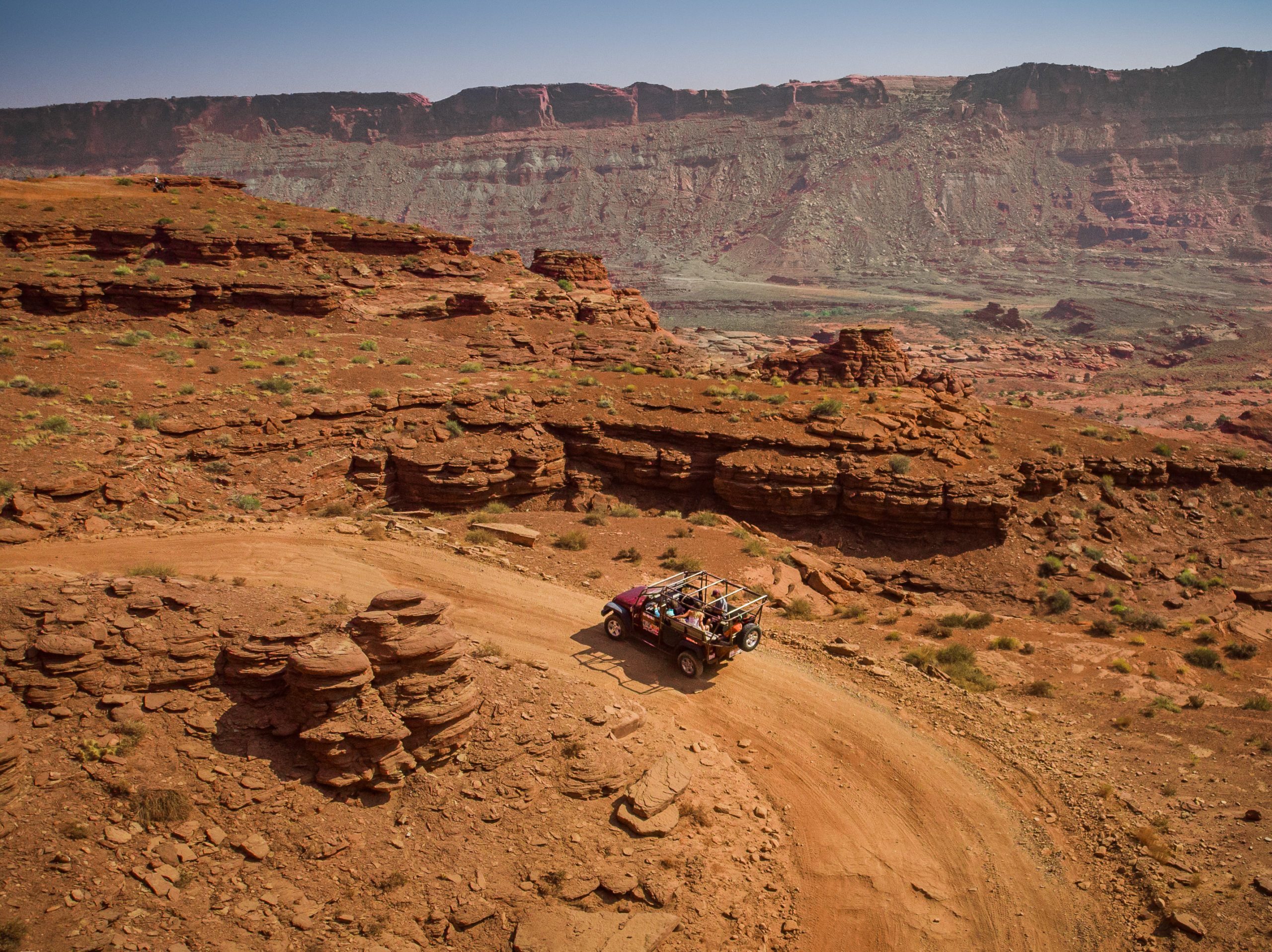 Drone Jeep 2 - Moab Jeep Tours - Mild to Wild