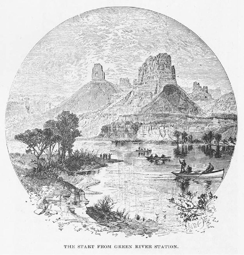 Green River Station Powell's 1869 expedition