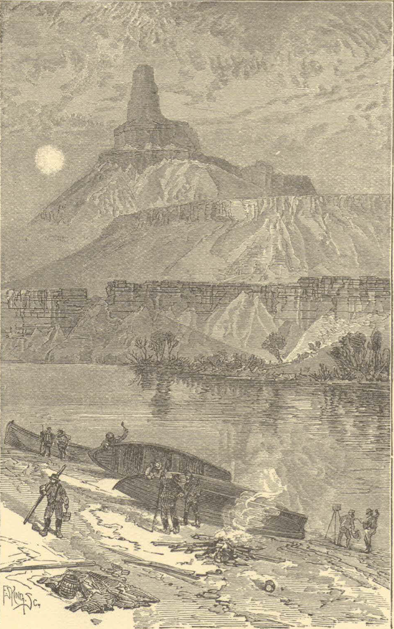 Gunnison Butte Desolation Canyon 1869 Expedition