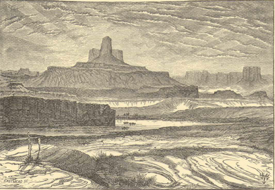 The Land of Standing Rocks Powell 1869 Expedition