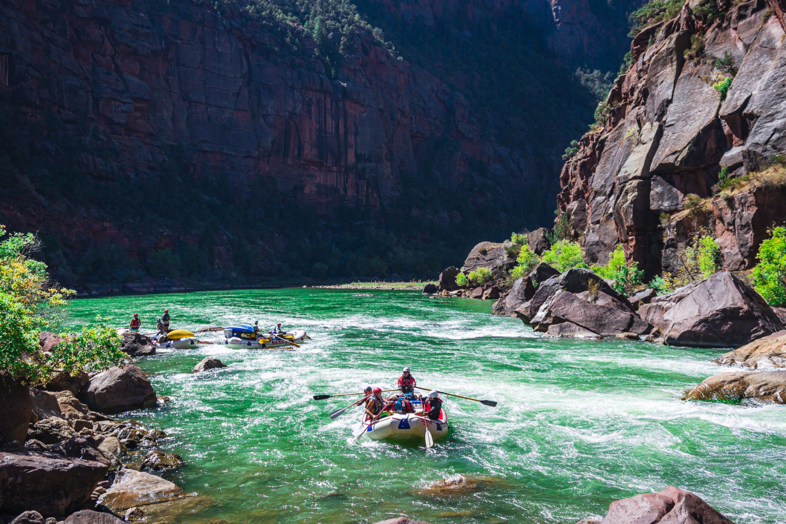 3 day green river rafting trips