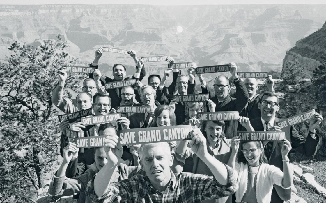 1960's Protesters for the Grand Canyon - The Sierra Club - Mild to Wild