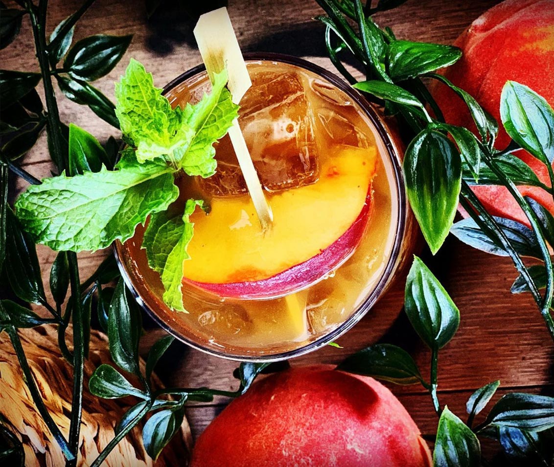 Peach cocktail from 98 Center - Mild to Wild