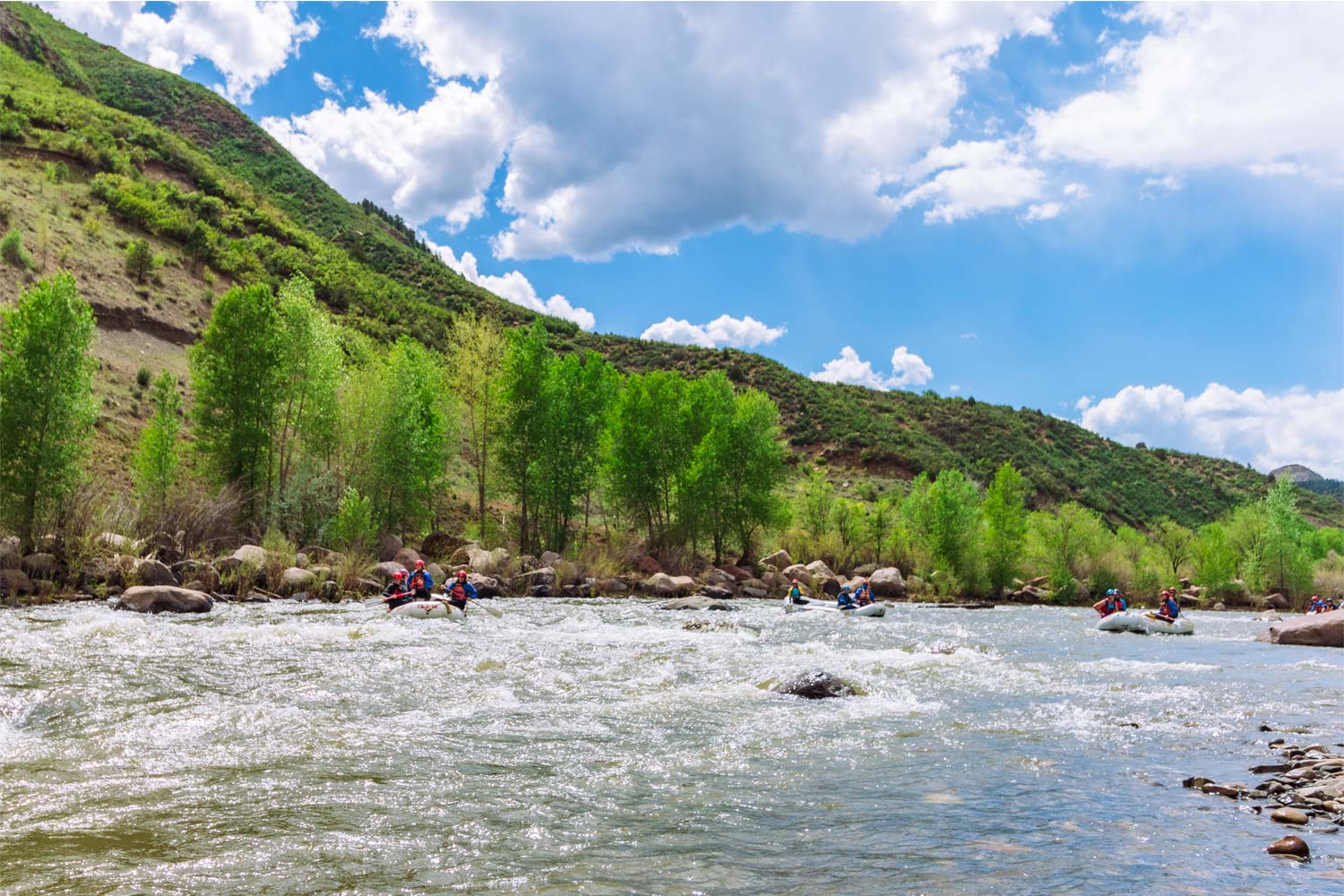 Beautiful Durango Weather For Rafting - Lower Animas - Mild to Wild