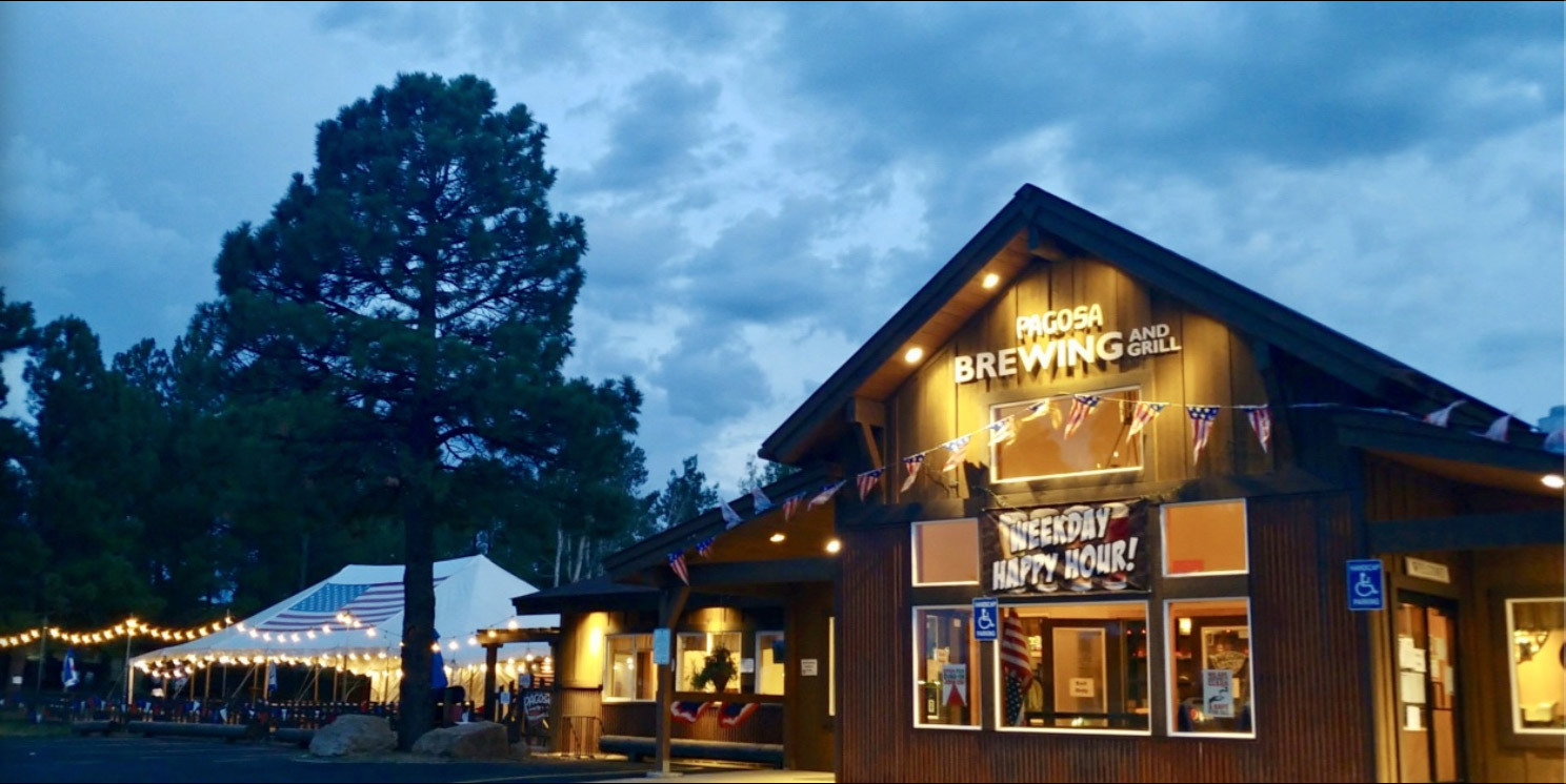 Pagosa Brewing evening - Pagosa Springs Colorado - Mild to Wild