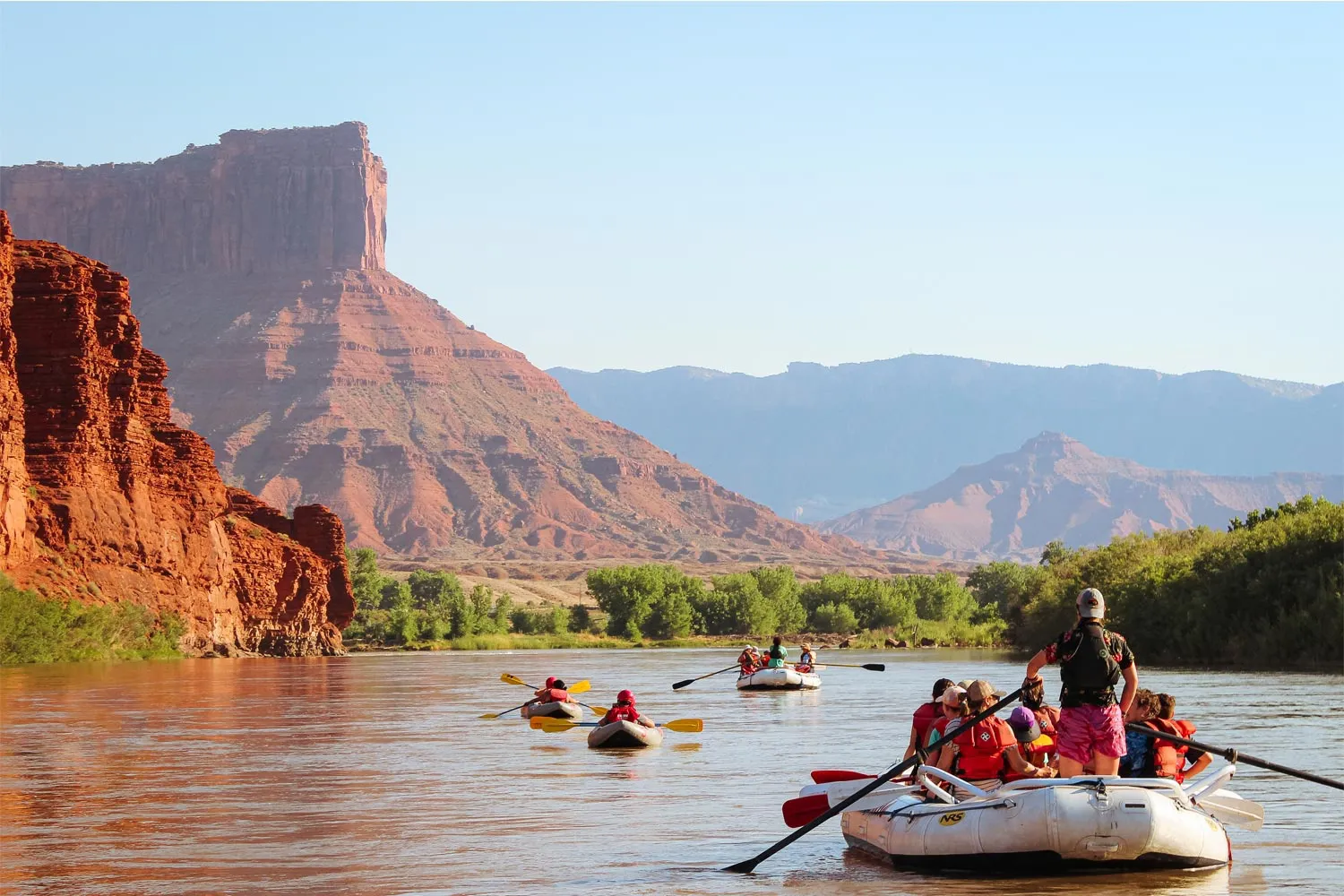 Castle Valley Rafting Scenery - Castle Valley - Mild to Wild Rafting