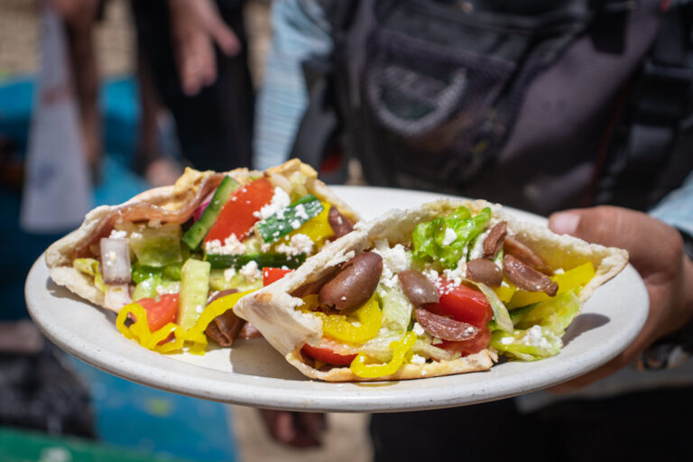 Pita Pocket Lunch - Desolation Canyon - Mild to Wild Rafting