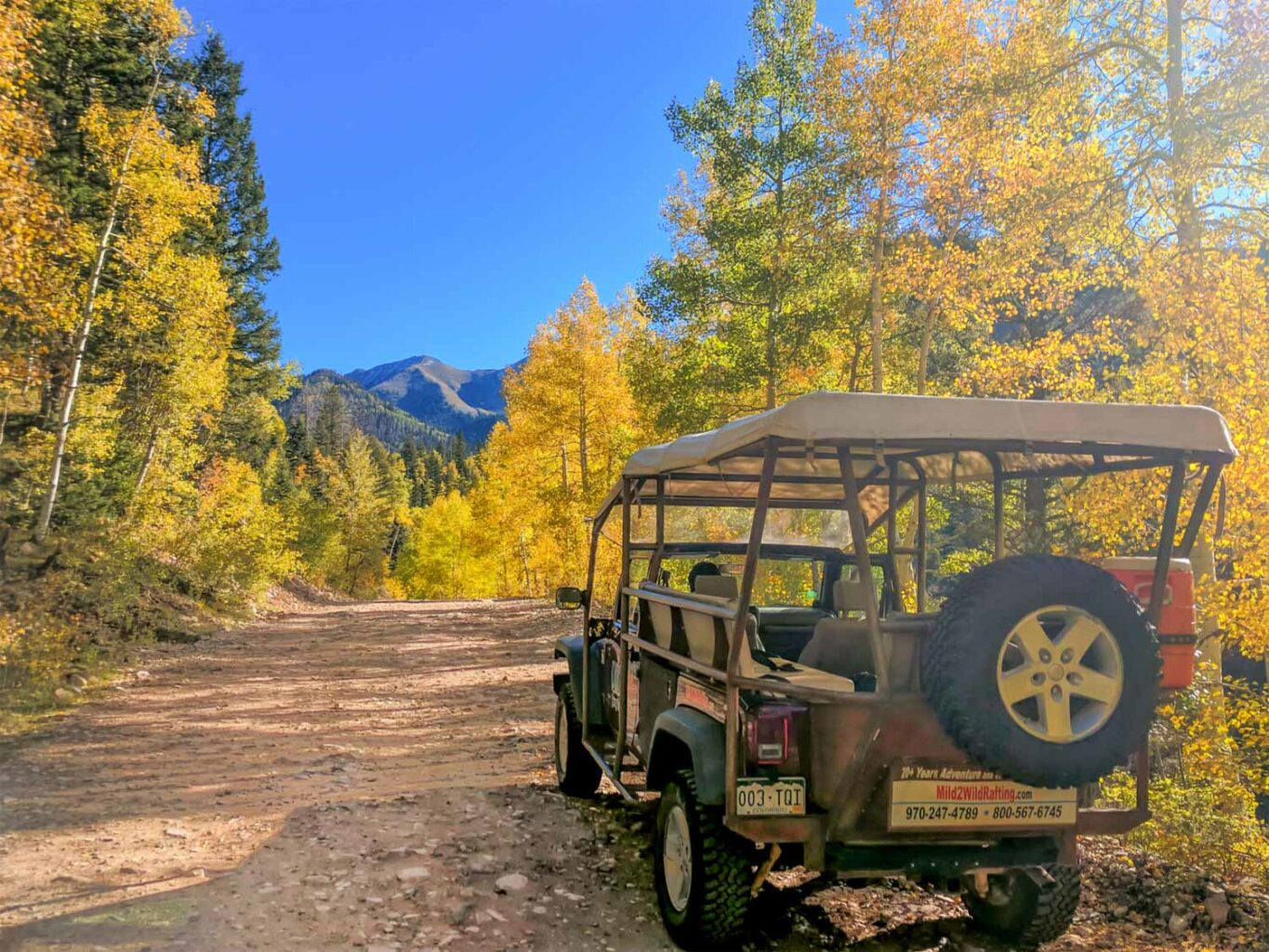 Fall La Plata Jeep Tour Scenery - Durango Jeep Tour - Mild to Wild