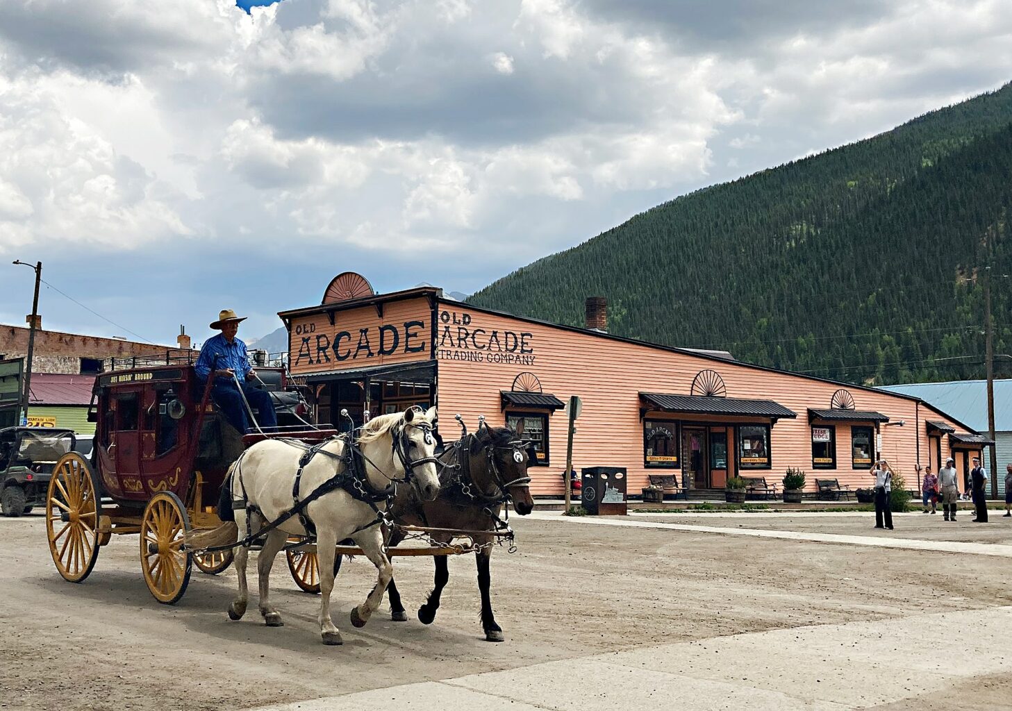 Old Arcade building in Silverton, Colorado 