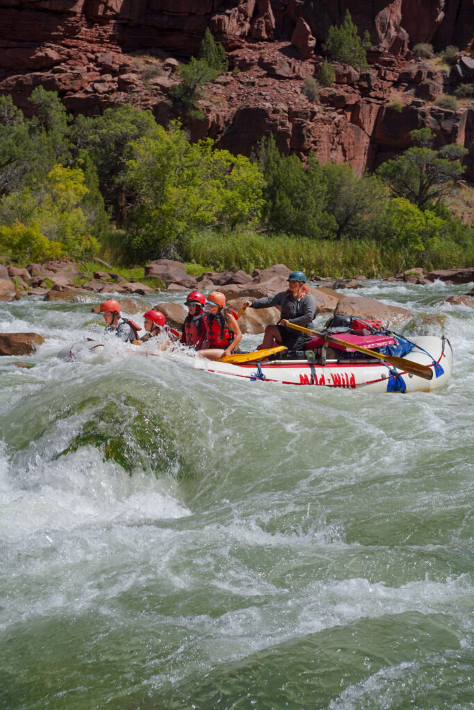 Rafting Rapids in Gates of Lodore