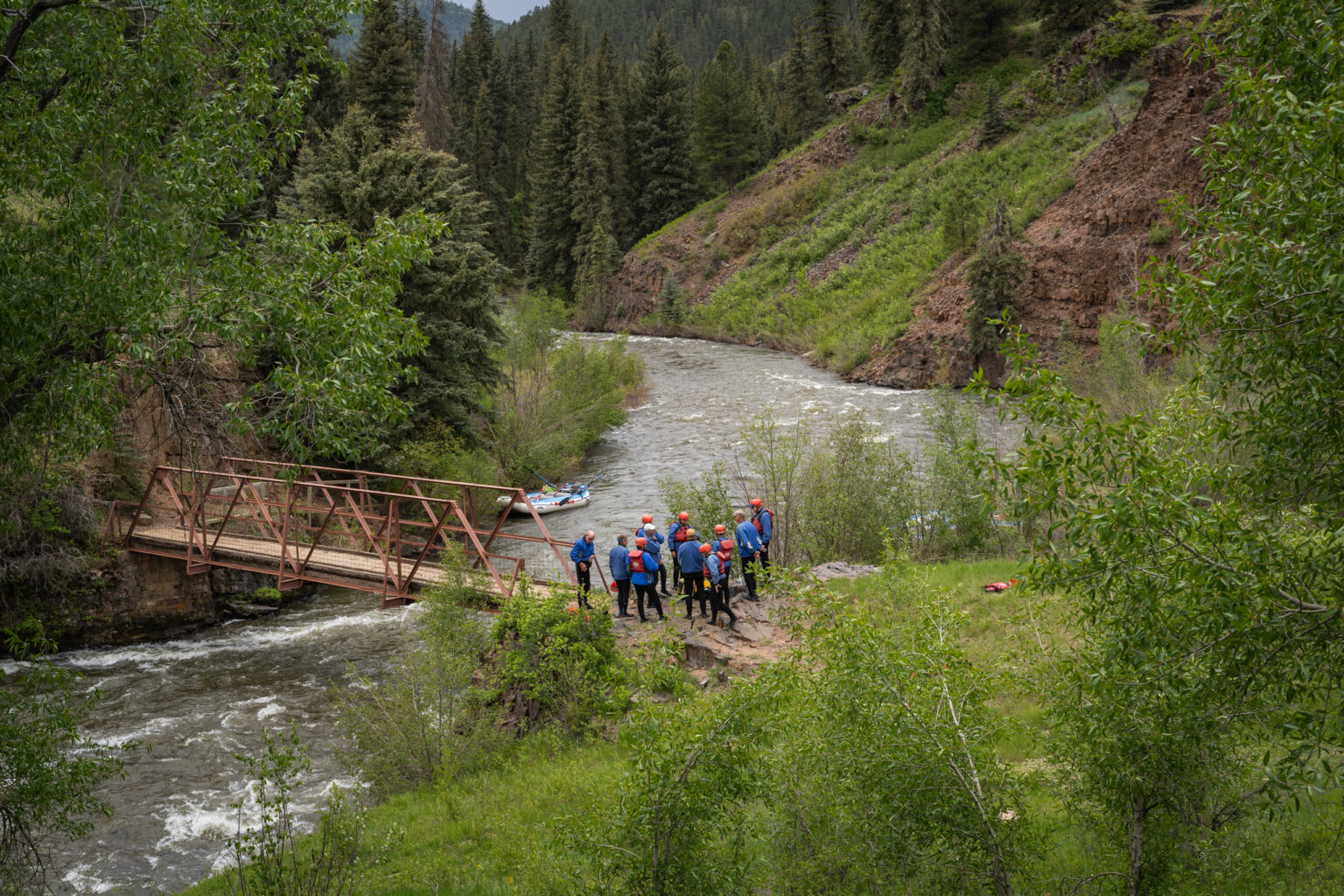 Upper Piedra River - Lunch on the River - Mild To Wild