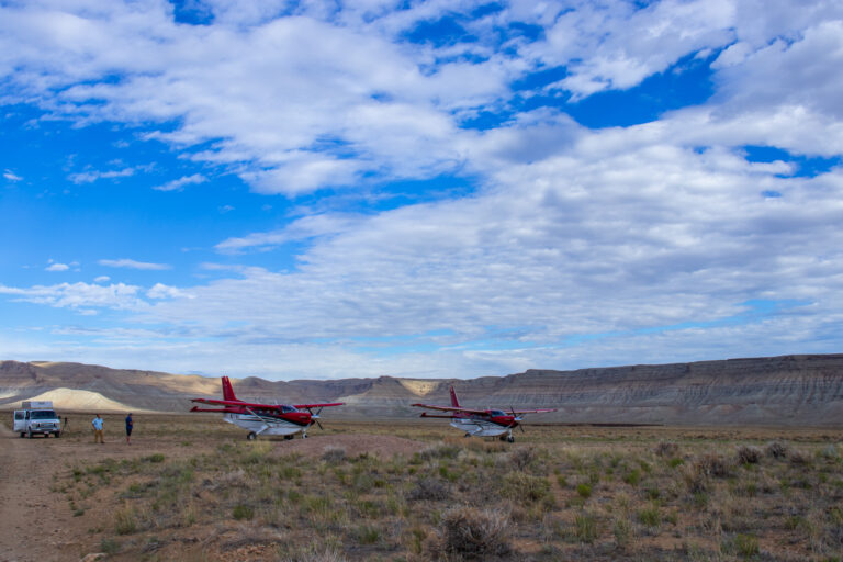 Desolation Canyon - View of Planes From The Ground - Mild to Wild