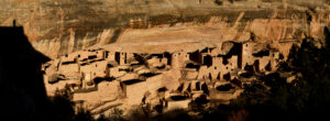 Close up of Cliff Palace in Mesa Verde