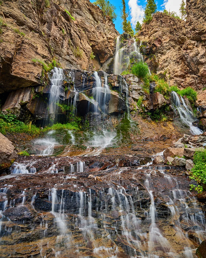 Silver Falls Near Pagosa Springs Colorado