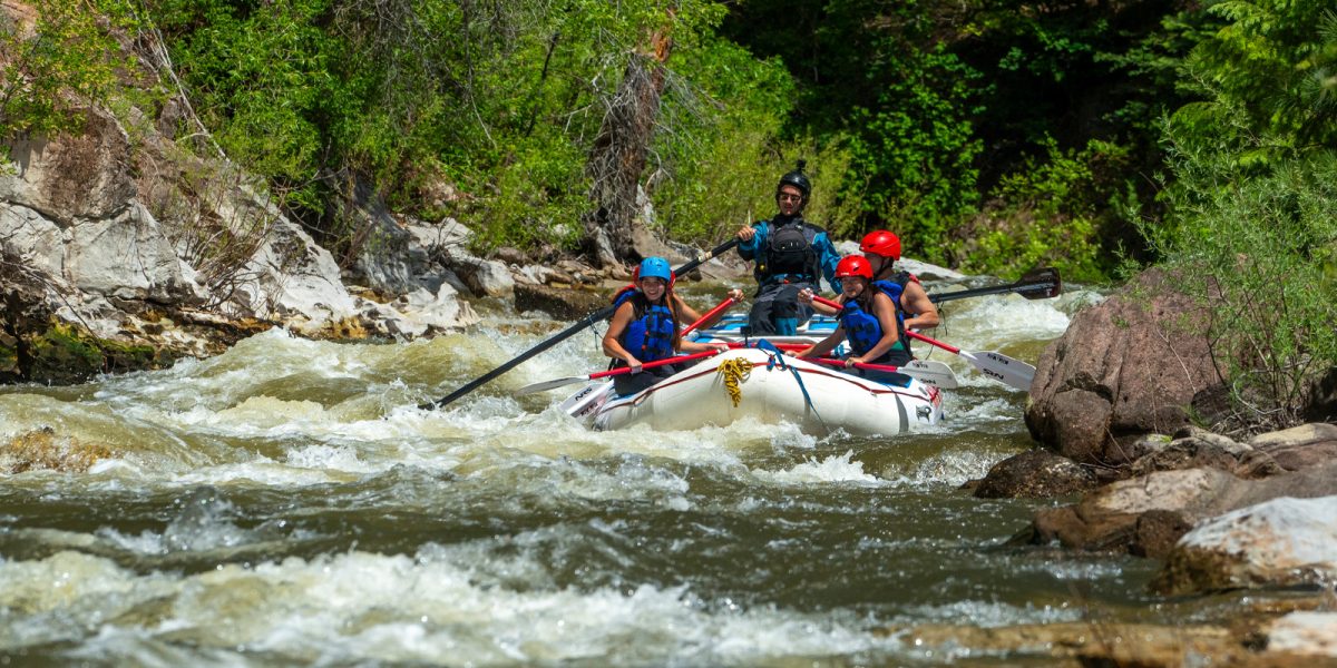white water rafting Piedra River in Pagosa Springs