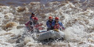 Rafting through Salt River in Arizona