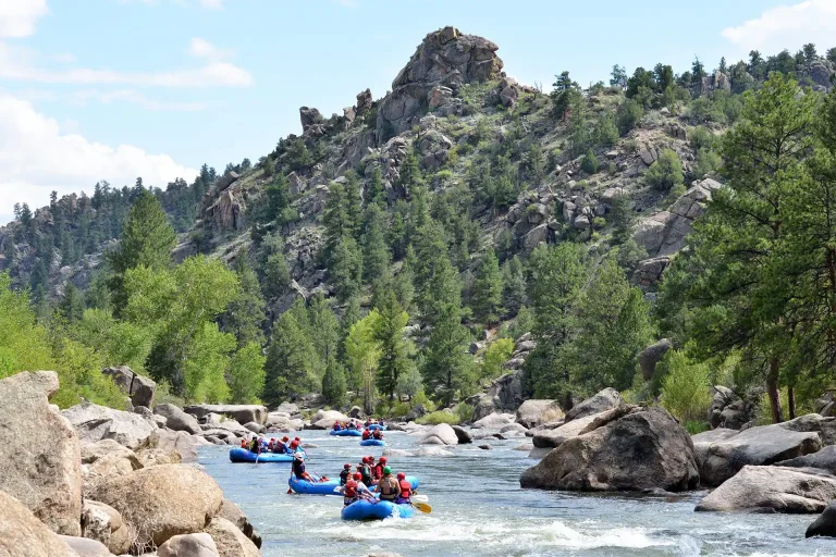 Rafting in Browns Canyon National Monument of the Arkansas River