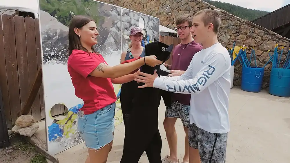 Arkansas River Rafting - Safety orientation check in
