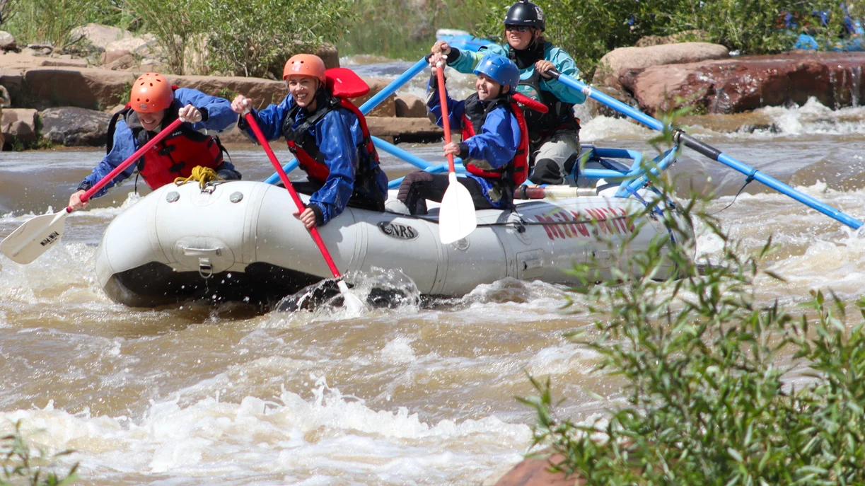 Arkansas River rafting in Bighorn Sheep Canyon - Whitewater