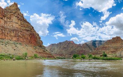 Desolation Canyon Desert Rafting Panorama - Desolation Canyon - Mild to Wild