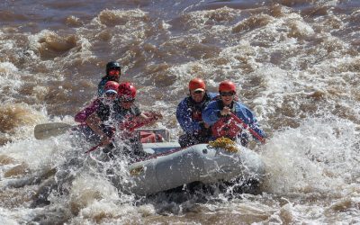 Rafting through Salt River in Arizona